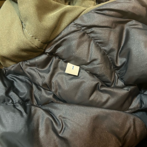 Moncler Aredhel Fur-Trimmed Down Jacket Coat size 1 - Picture 3 of 16